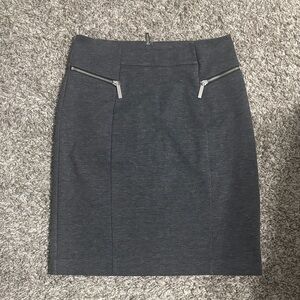 Michael Kors Dark Gray Pencil Skirt